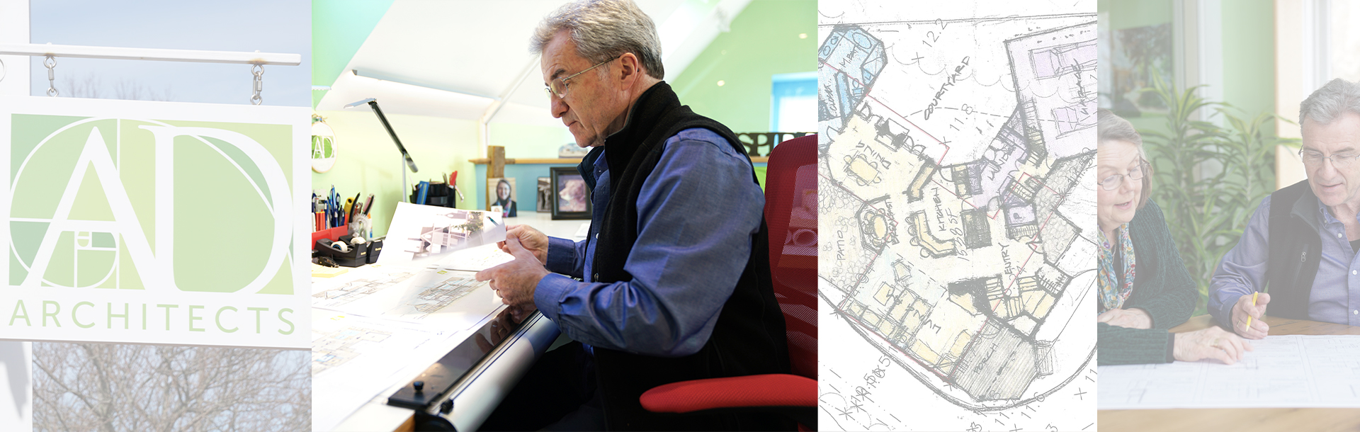 Collage of images showing our Design Services on Cape Cod